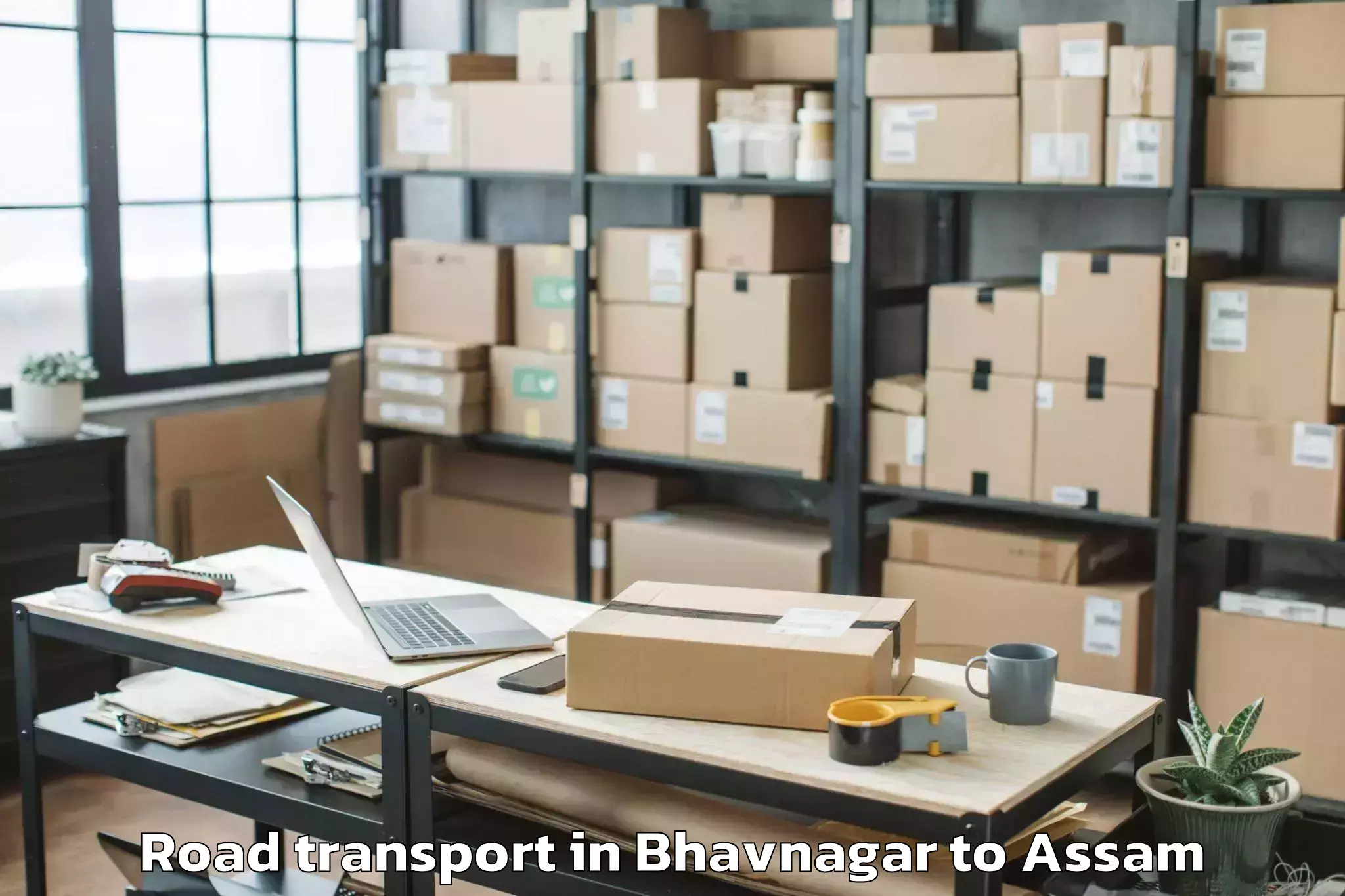 Book Bhavnagar to Biswanath Charali Road Transport Online